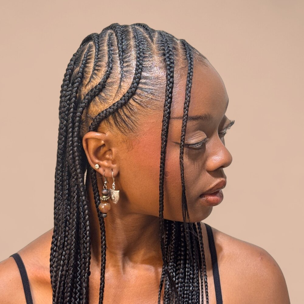 Medium Fulani Braids